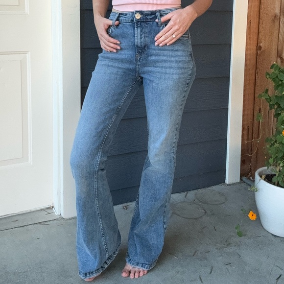 BDG Flare Leg Dark Wash Denim - Picture 1 of 7